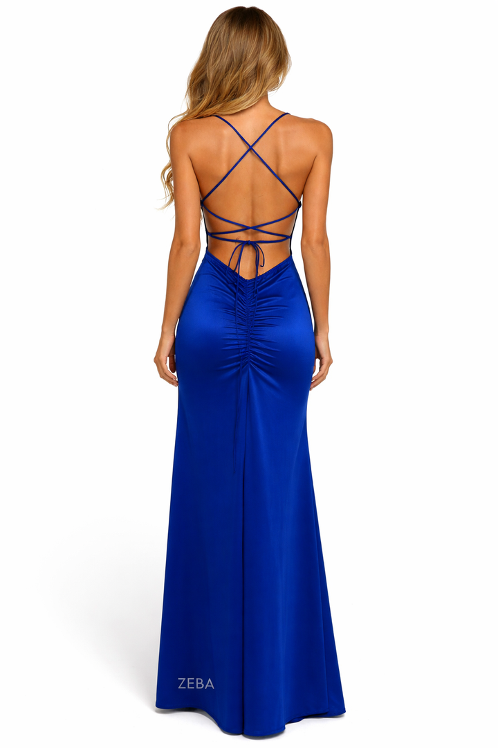 Milano Satin Maxi Dress 31070