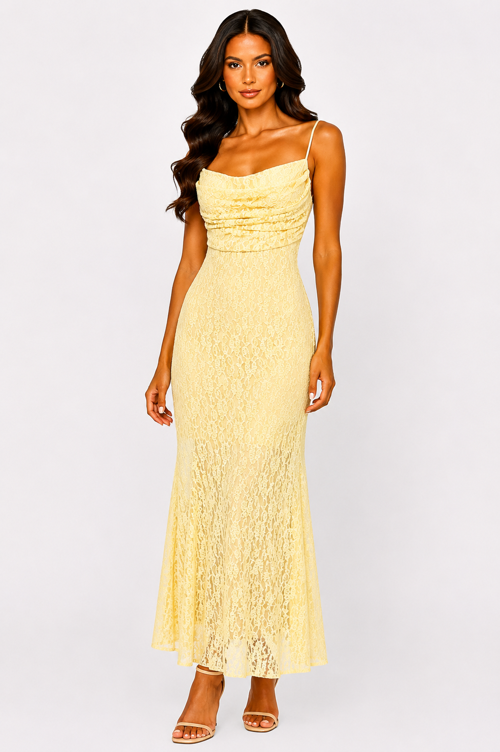 Élodie Lace Maxi Dress 47052