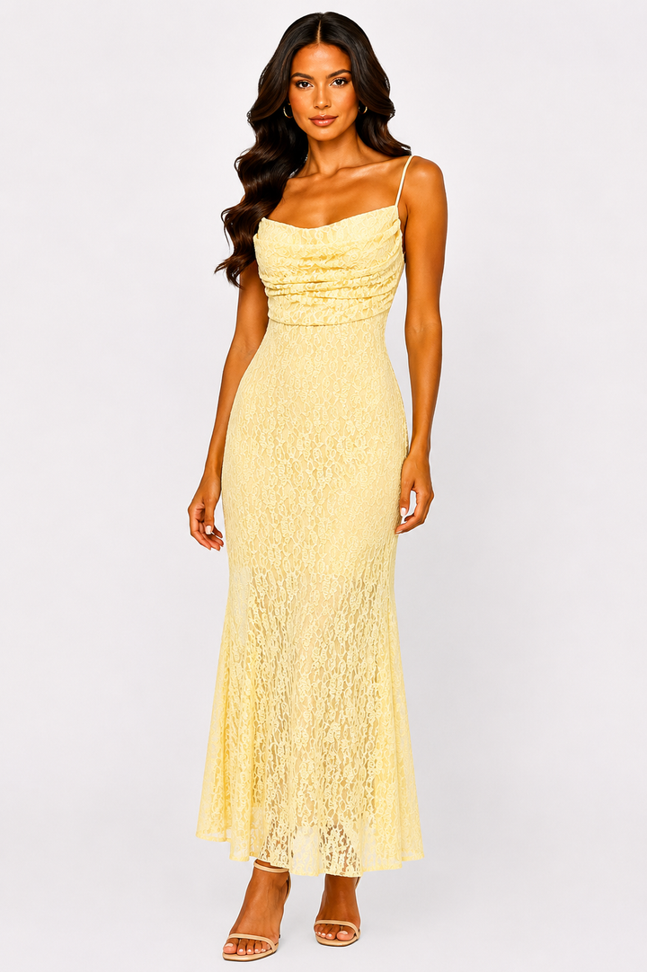 Élodie Lace Maxi Dress 47052