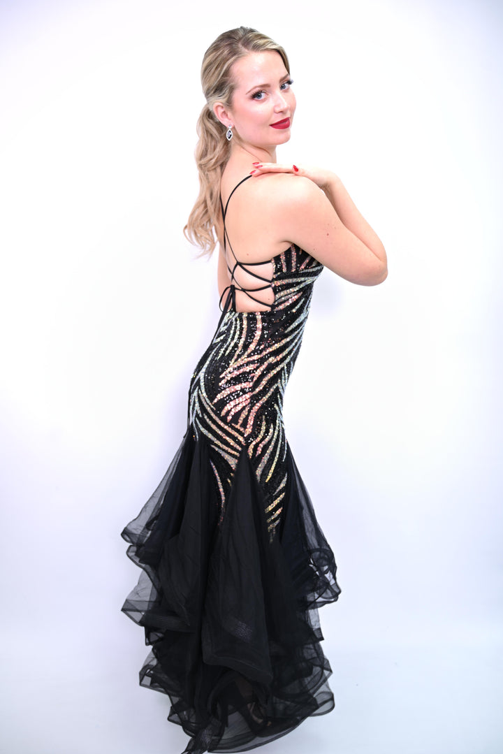 Nachtsluier — Glinsterende Galajurk 31930