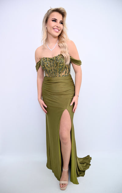 Glamoureuze Avondjurk met Beaded Details  
F86004