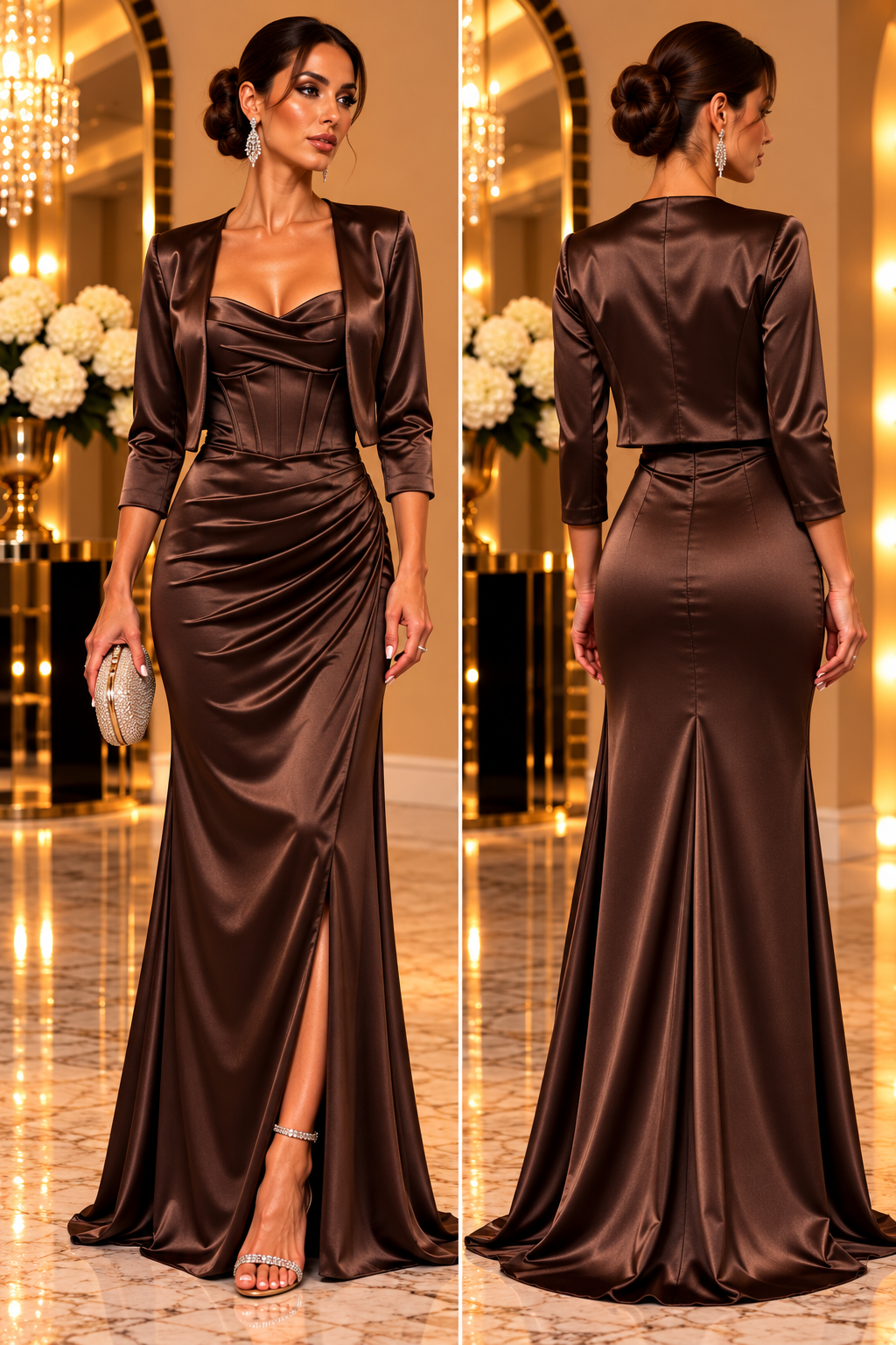 Aurelia Satin Bolero G2322
