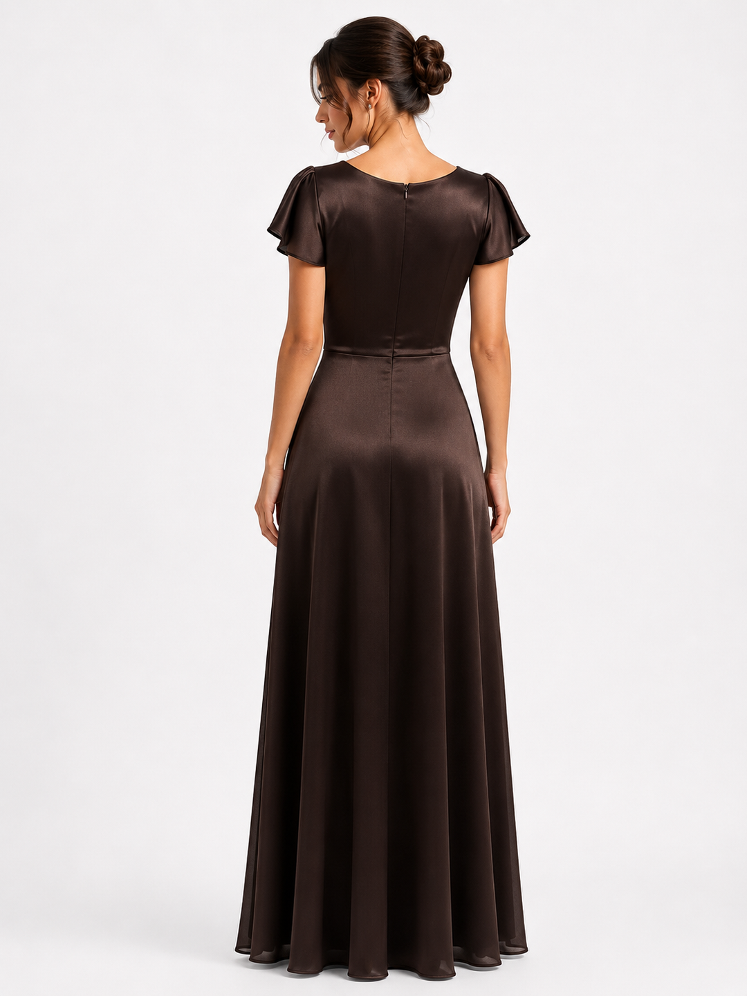 Luna Satin Glamour Jurk 6540