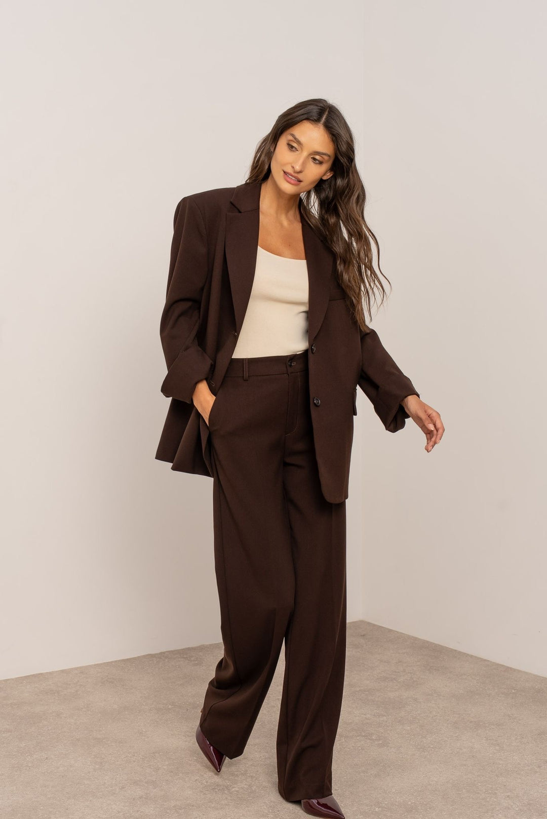 Blazer Attentif Sepia Poise V-2517