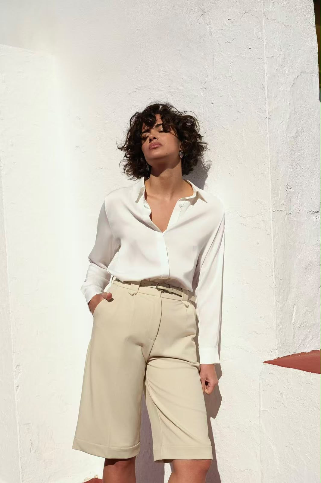 Elegant Satin Touch Blouse CH316