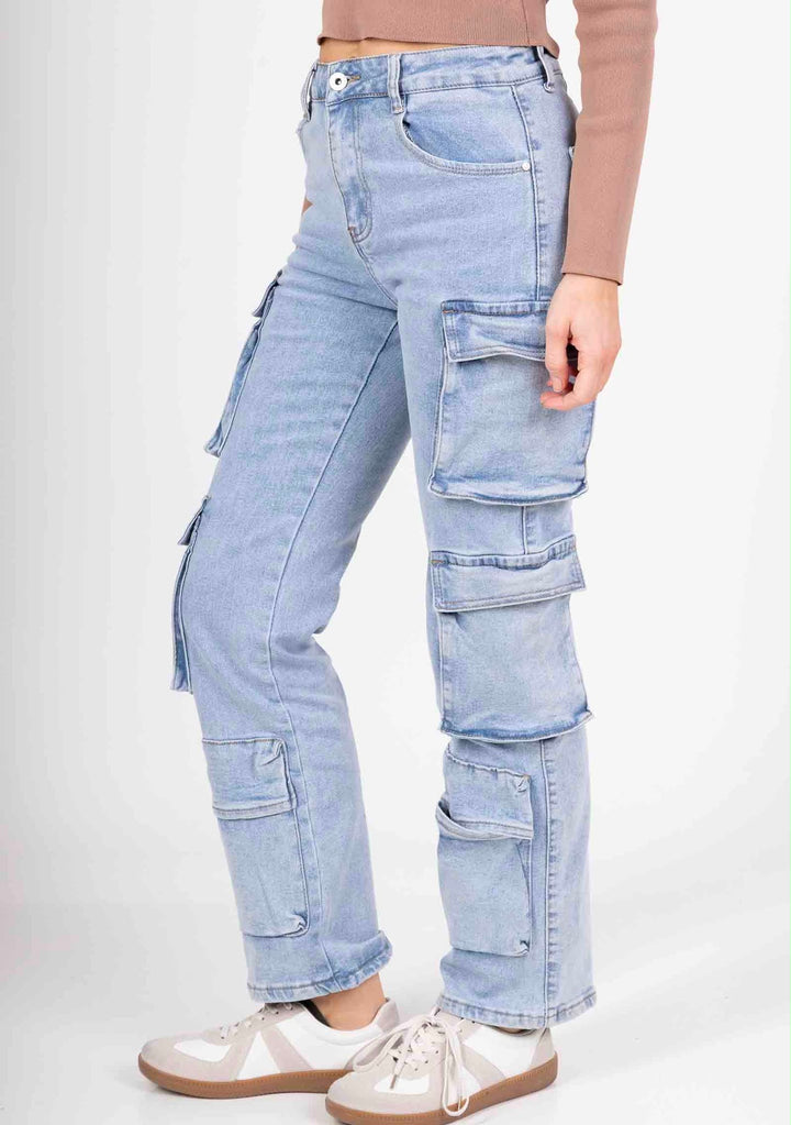 Skyline Cargo Pocket Jeans 33307