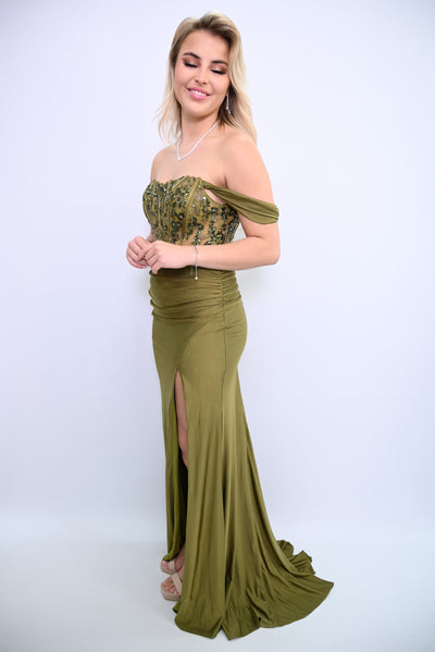 Glamoureuze Avondjurk met Beaded Details  
F86004