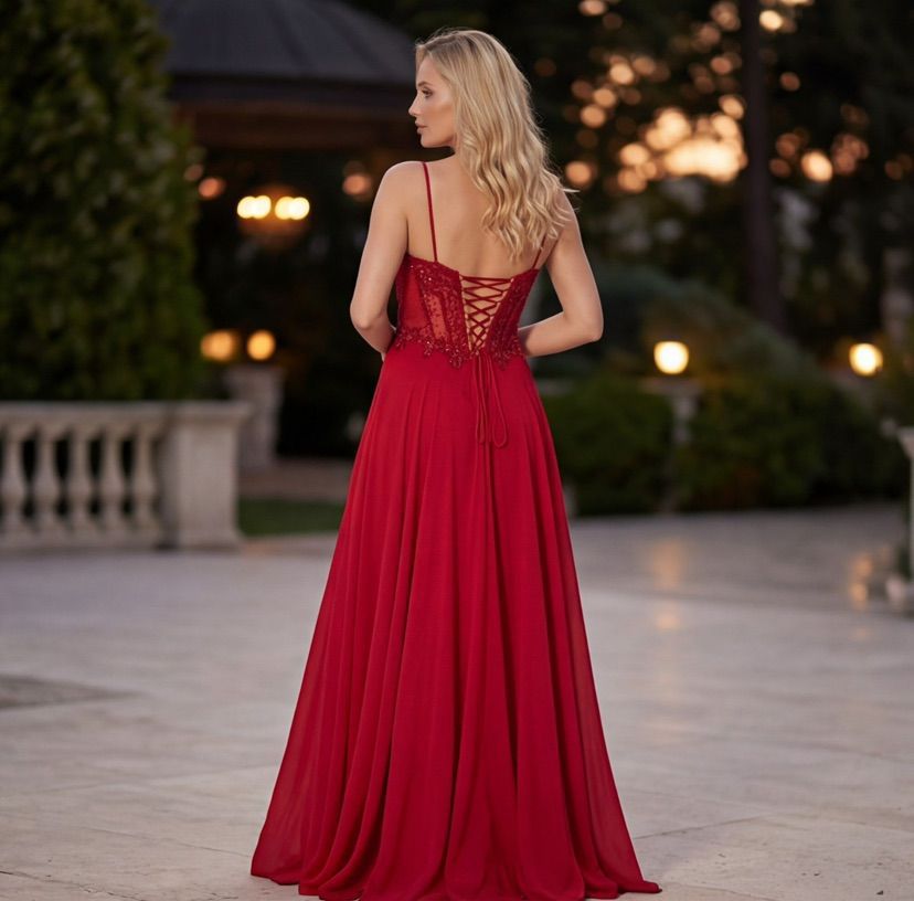 Celeste Glam Cape Evening Gown – Royal Blue, Blush Pink, Baby Blue & Ruby Red 0041
