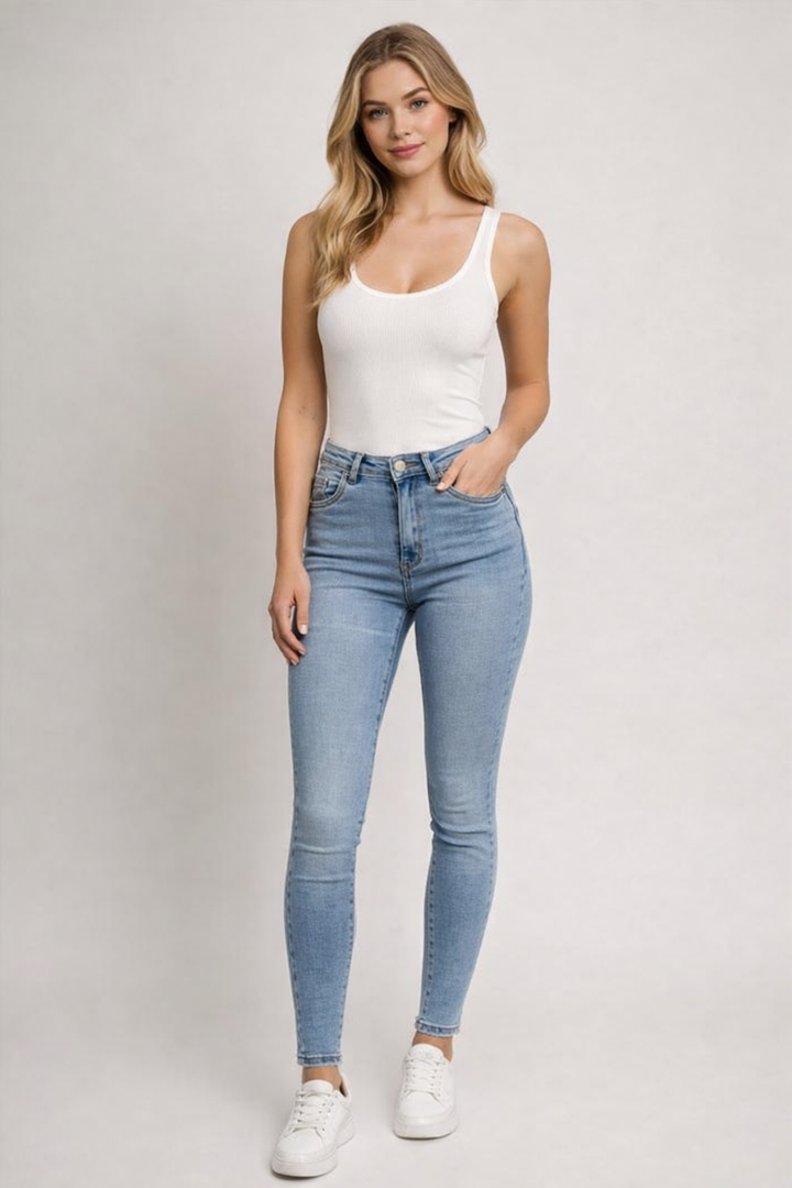 VS Miss High Waist Skinny Jeans – Light Blue SHW8901