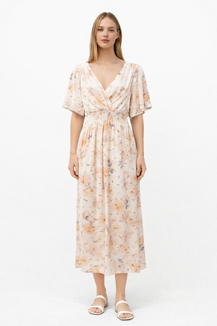 Aurélie Bloom Midi Dress 219393