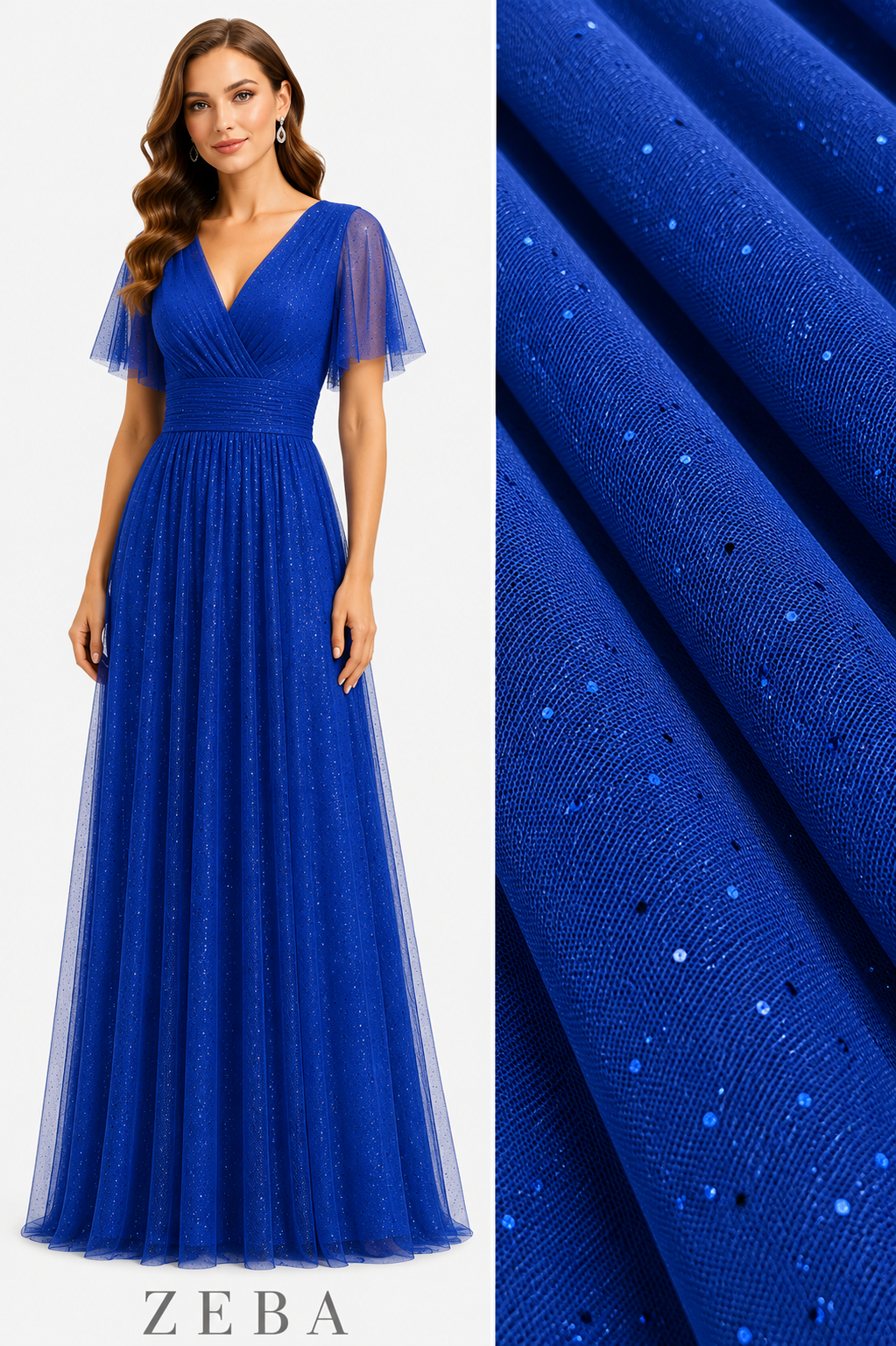 Seraphina Grace Chiffon Evening Gown 23589(N)