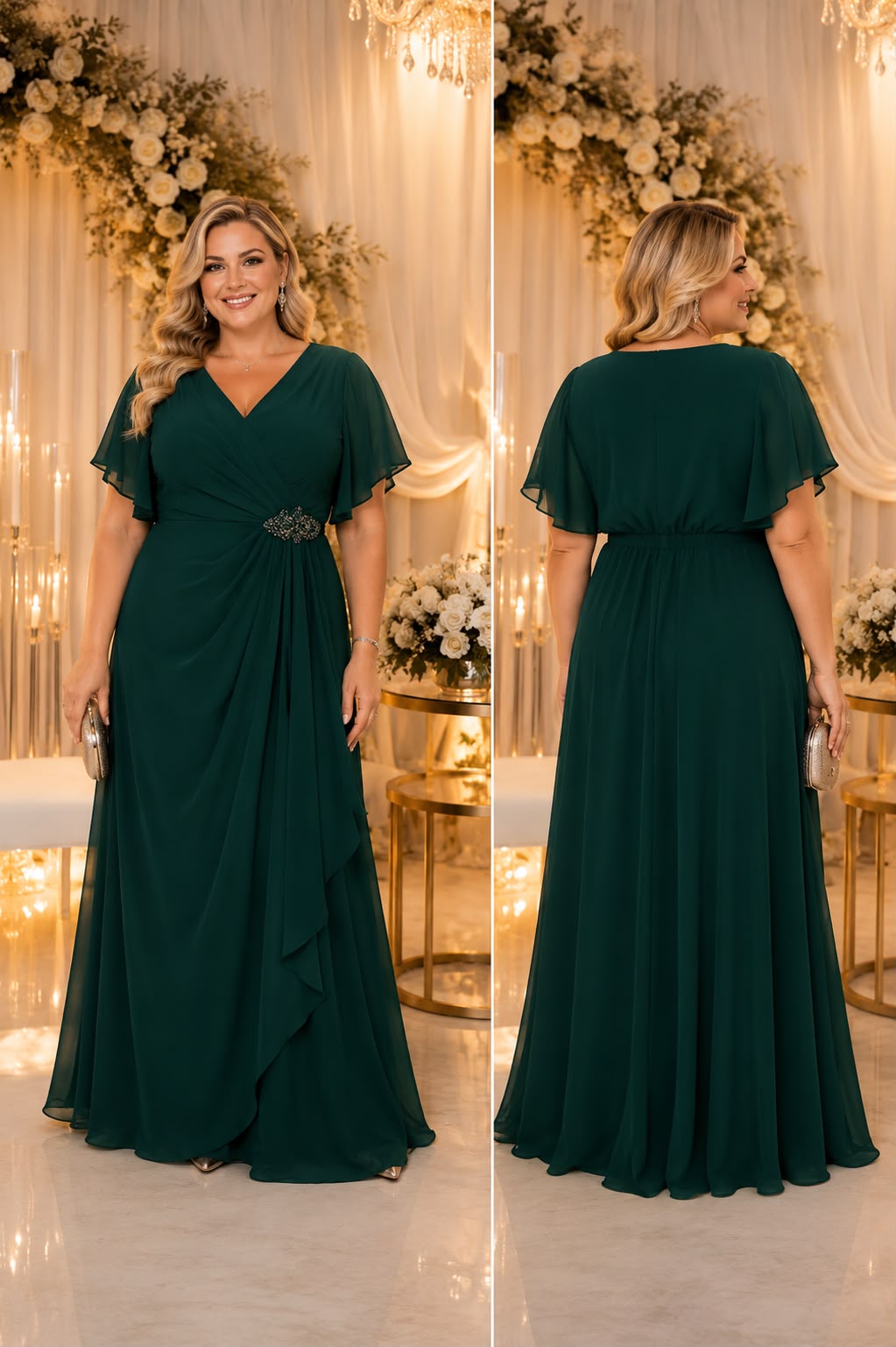 Aurélia Royale Queen Size Gala Dress FF24103