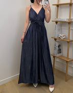 Celeste Shimmer Maxi Dress – Sage Green AZ624