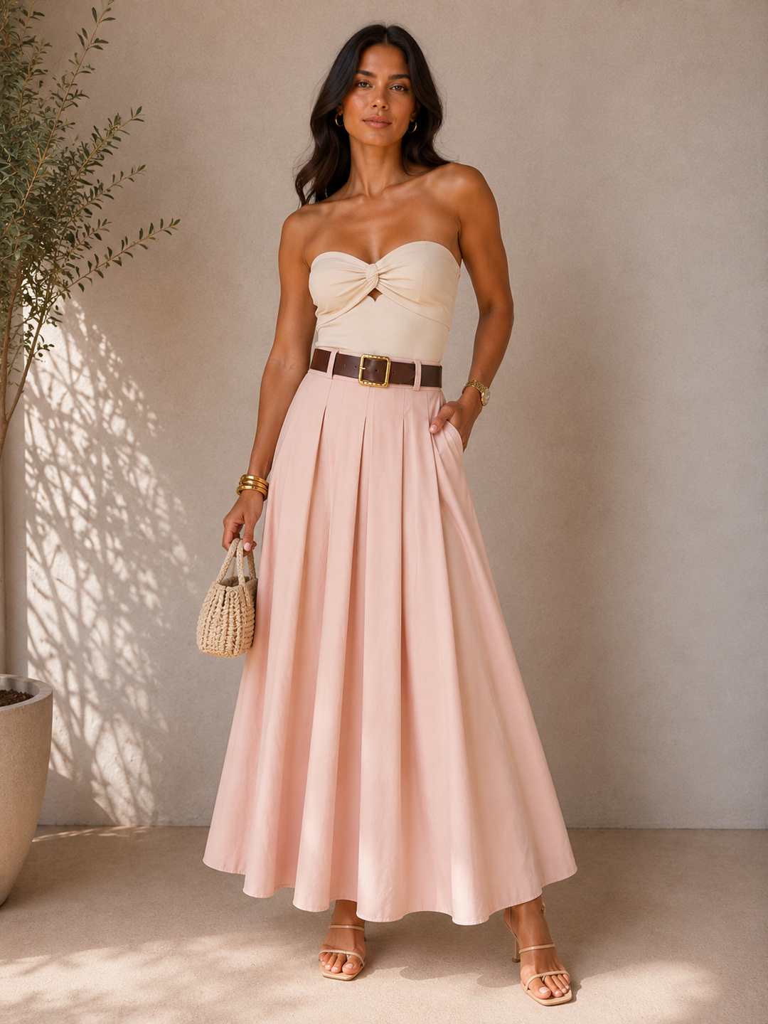 Luna Flow Maxi Skirt 12773