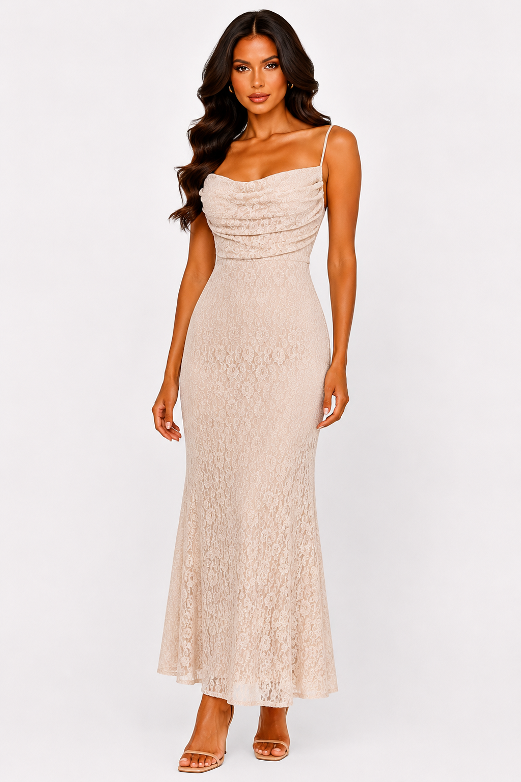 Élodie Lace Maxi Dress 47052