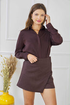 Elegant Satin Touch Blouse CH316