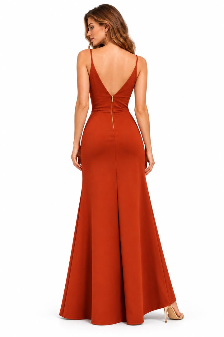 Luna Elegance Maxi Jurk met Split – Luxe Avondjurk 4430