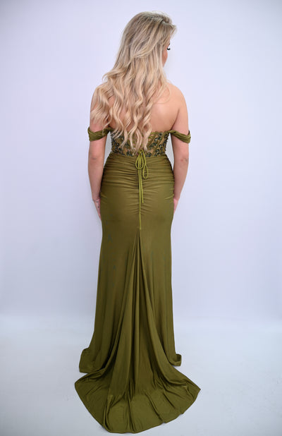 Glamoureuze Avondjurk met Beaded Details  
F86004