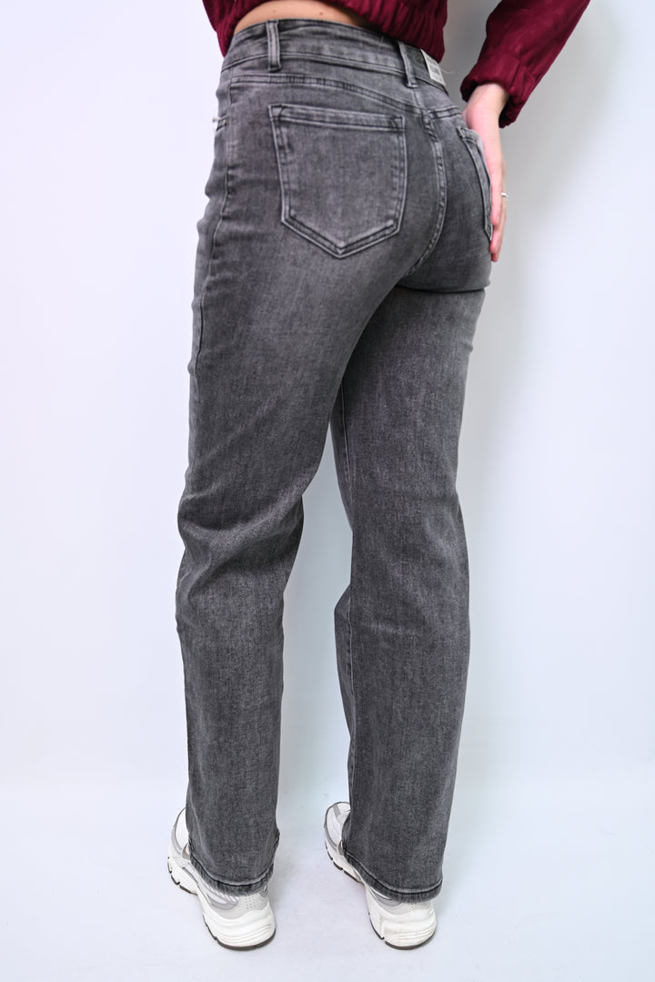 Slate Straight High-Rise Jeans HelloMiss HM5350-5
