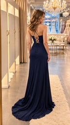 Élysée Satin Corset Gala Dress 80223(N)