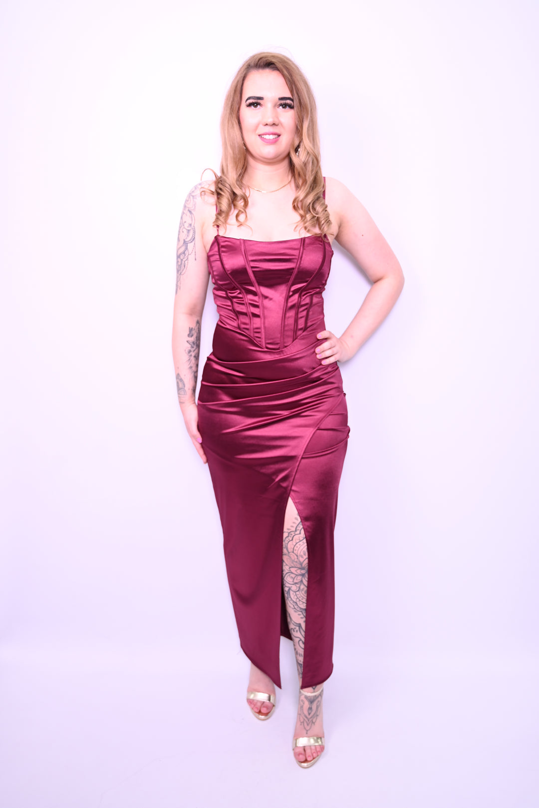 strapless avondjurk 234552