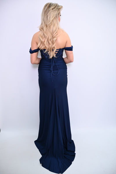 Glamoureuze Avondjurk met Beaded Details  
F86004