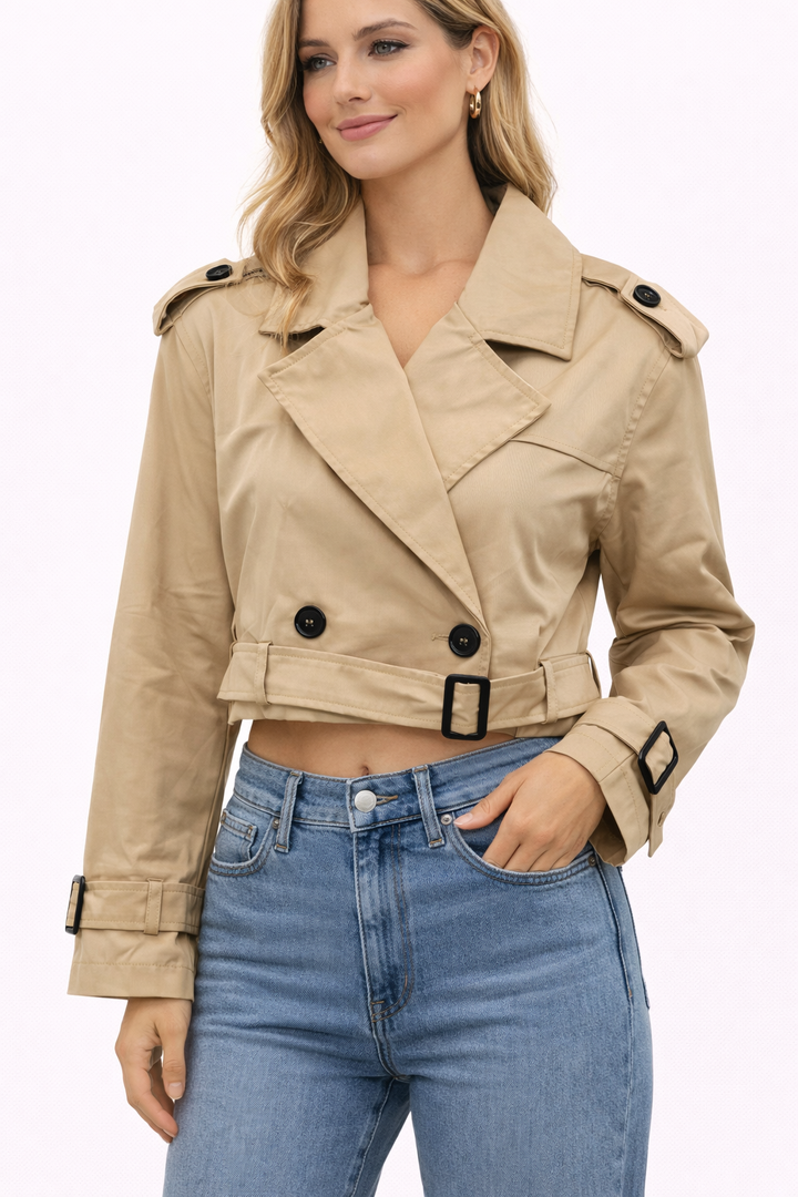 The Chelsea Cropped Trench Jacket 8649