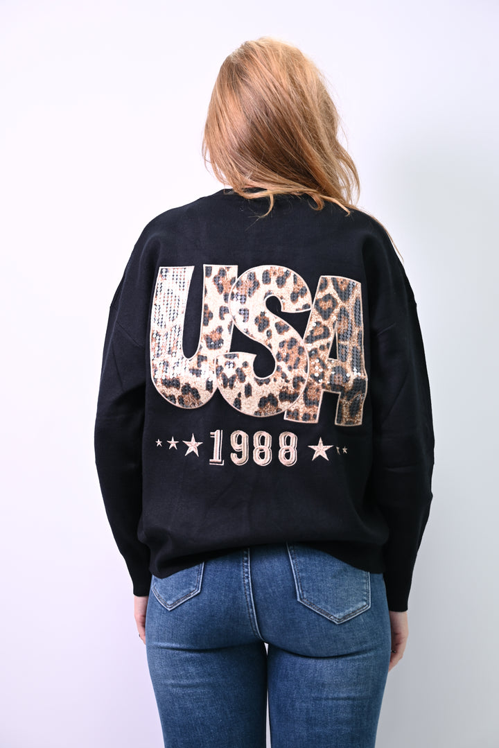 Sweater USA L’Éclat Patriotique H23
