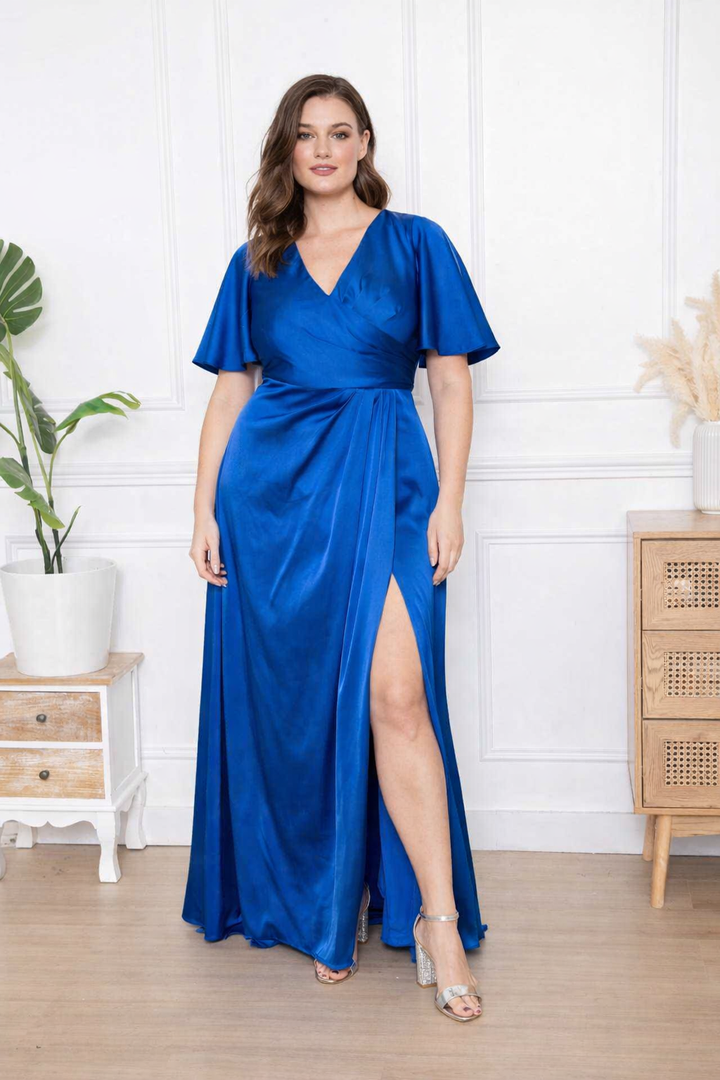 ZEBA Queen Satin Gala Jurk M-5039
