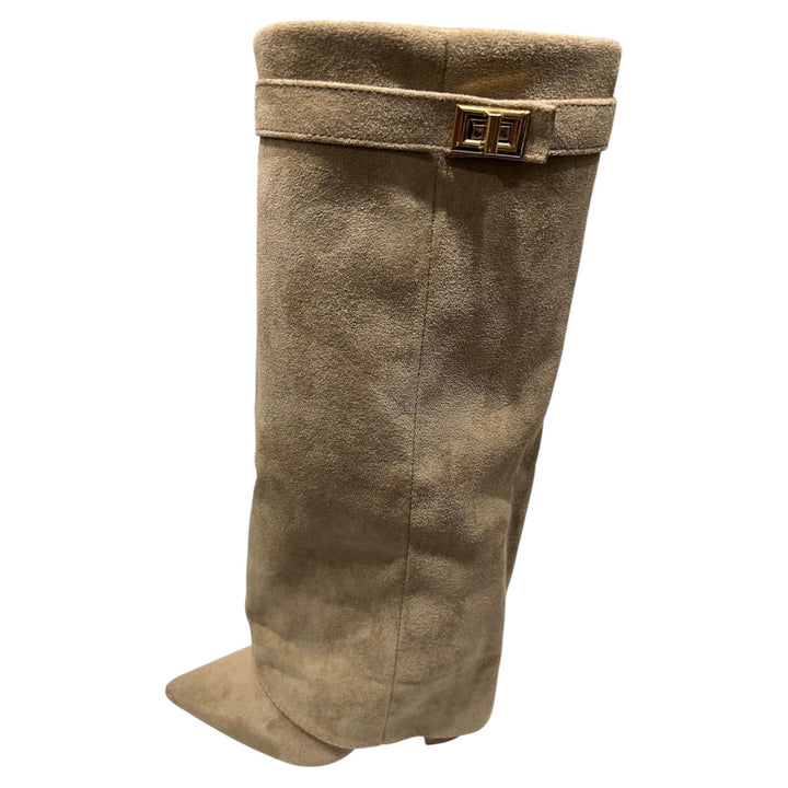 Luna Suède Dameslaars – Zandkleur 9501A