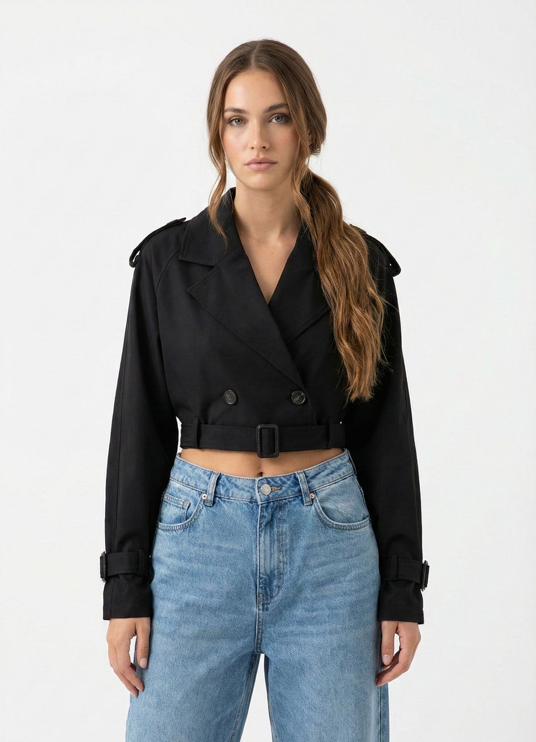 The Chelsea Cropped Trench Jacket 8649
