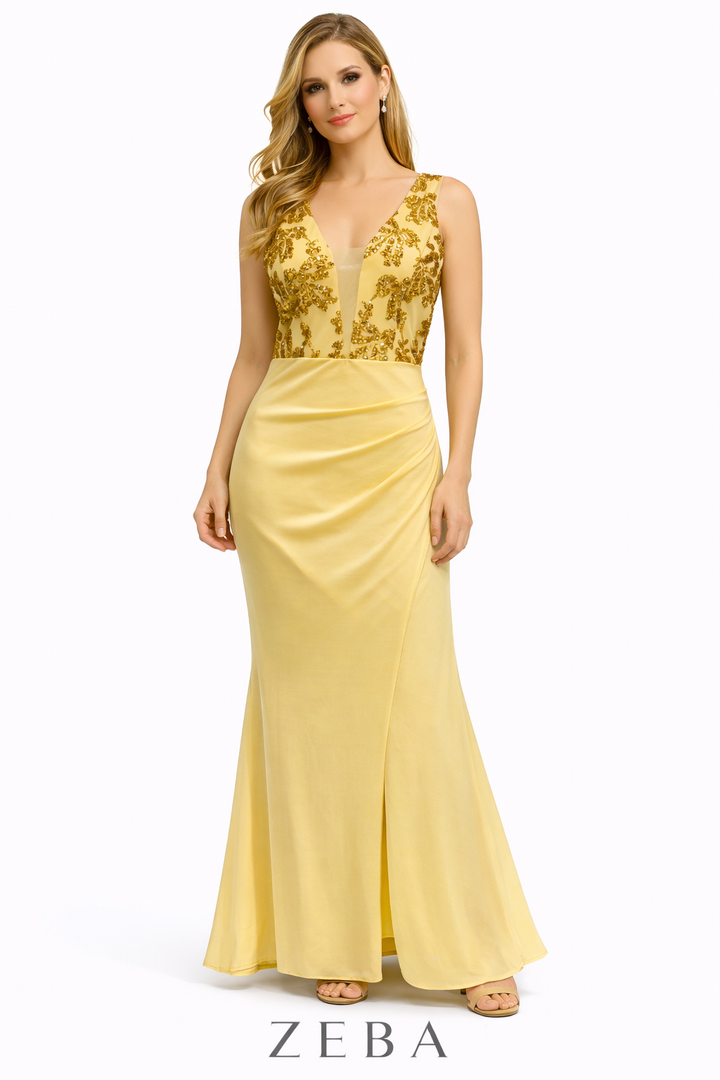 Valentina Luxe Sequin Mermaid Evening Gown 6357