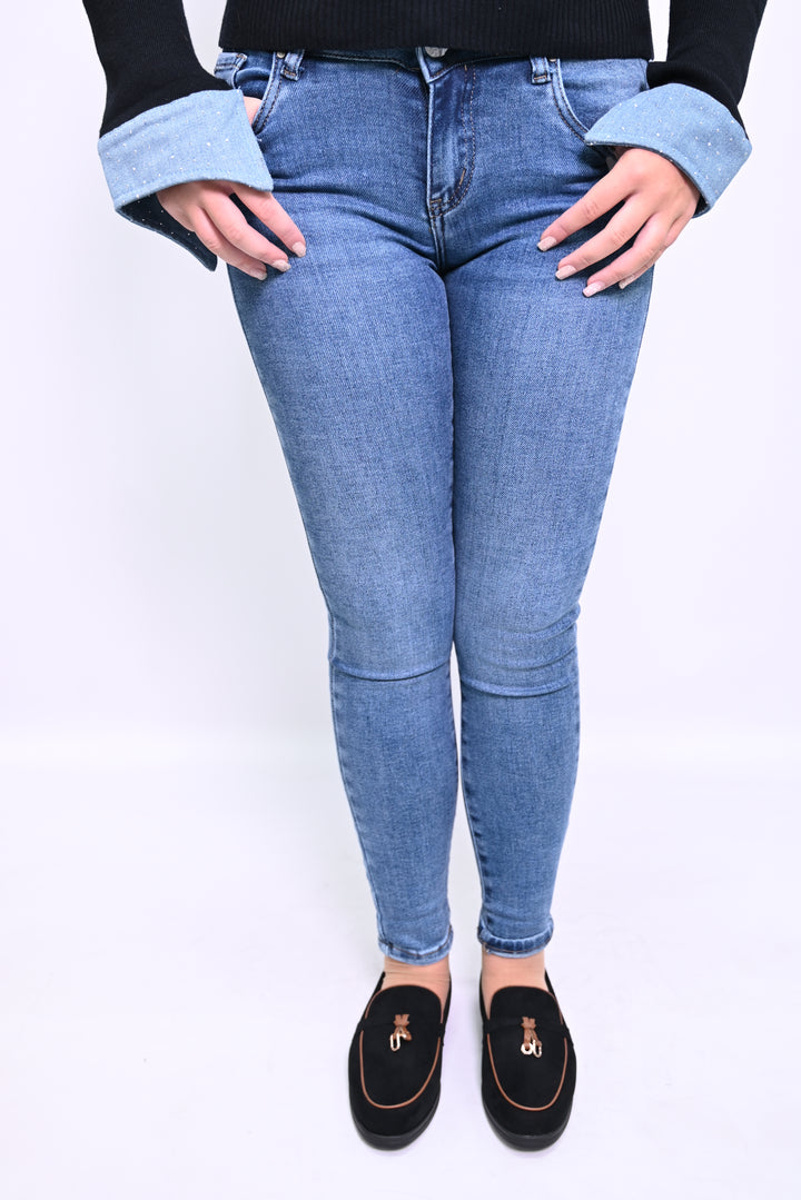 Skinny Lowwaist Hello Miss HM5323-7