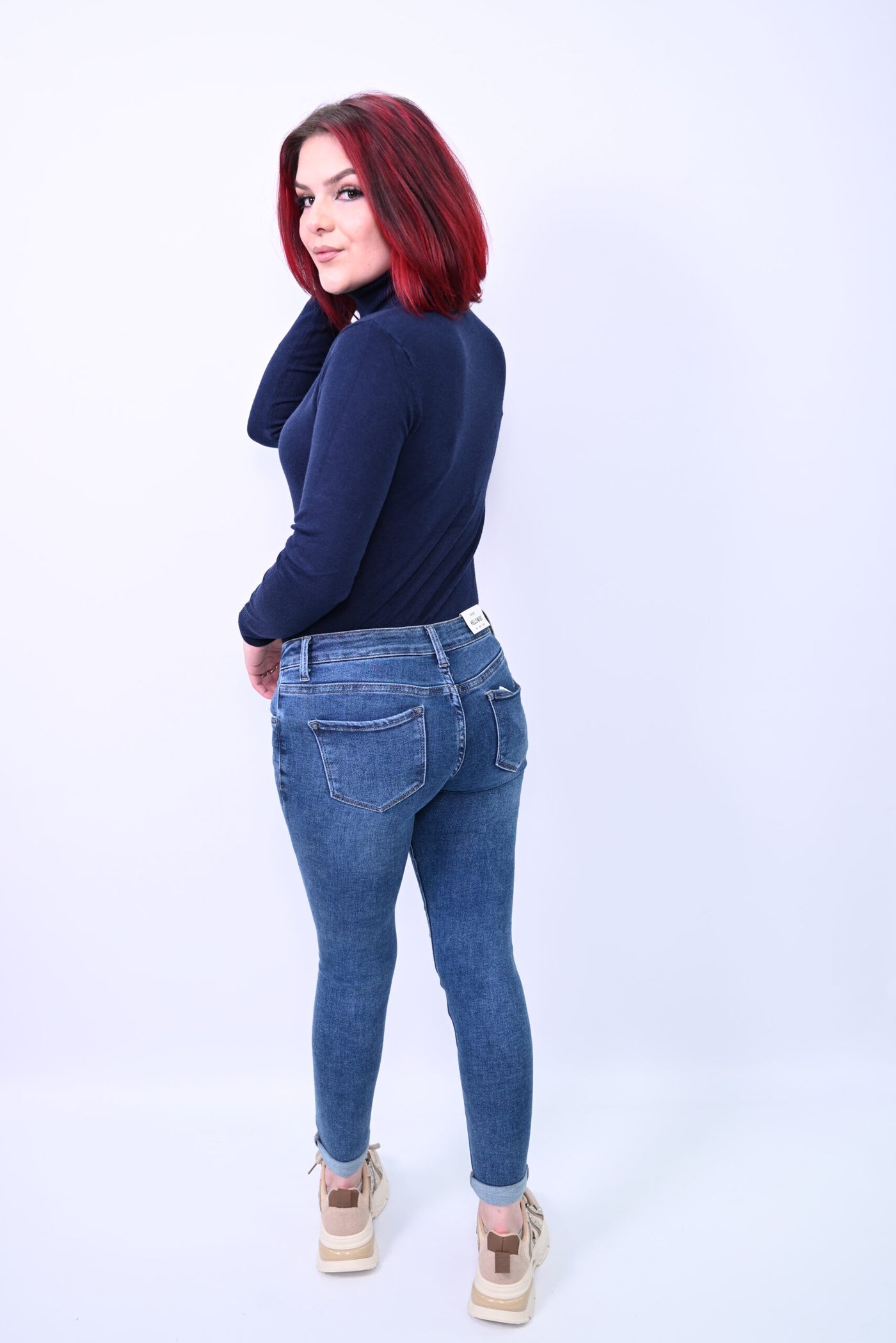 Dames jeans Low Waist Hello Miss HM5308-2