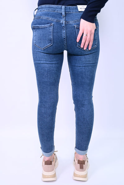 Dames jeans Low Waist Hello Miss HM5308-2