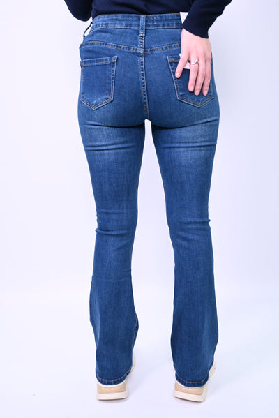 Dames flair jeans Nina Carter P079-1