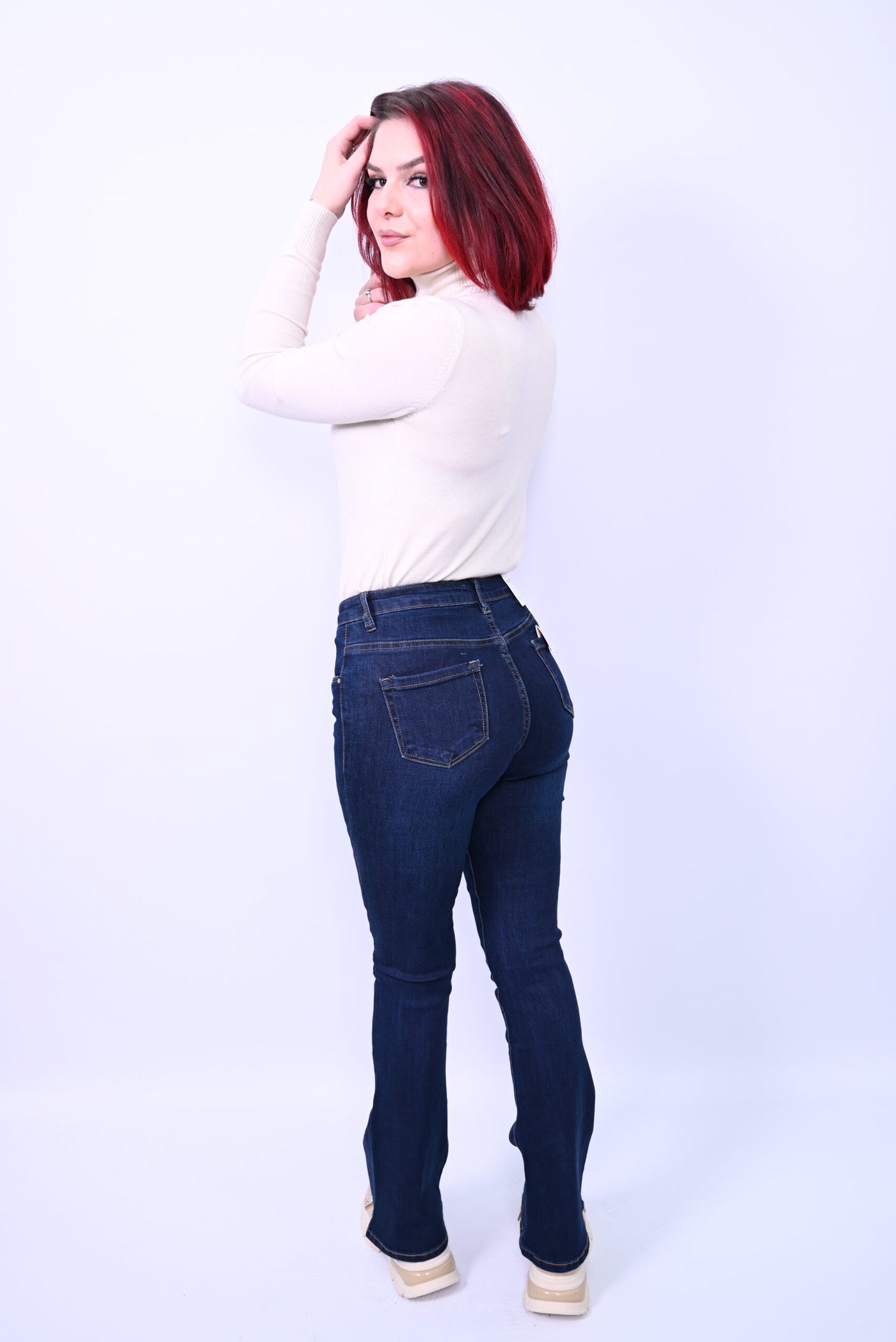 Dames flair jeans Nina Carter P079-9