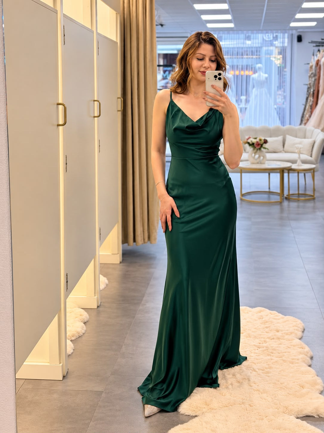 Serena Satin Elegance Dress H2179