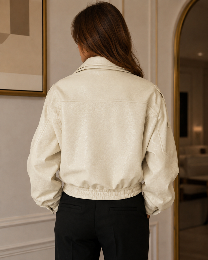 Amara Leatherlook Bomber M06-92