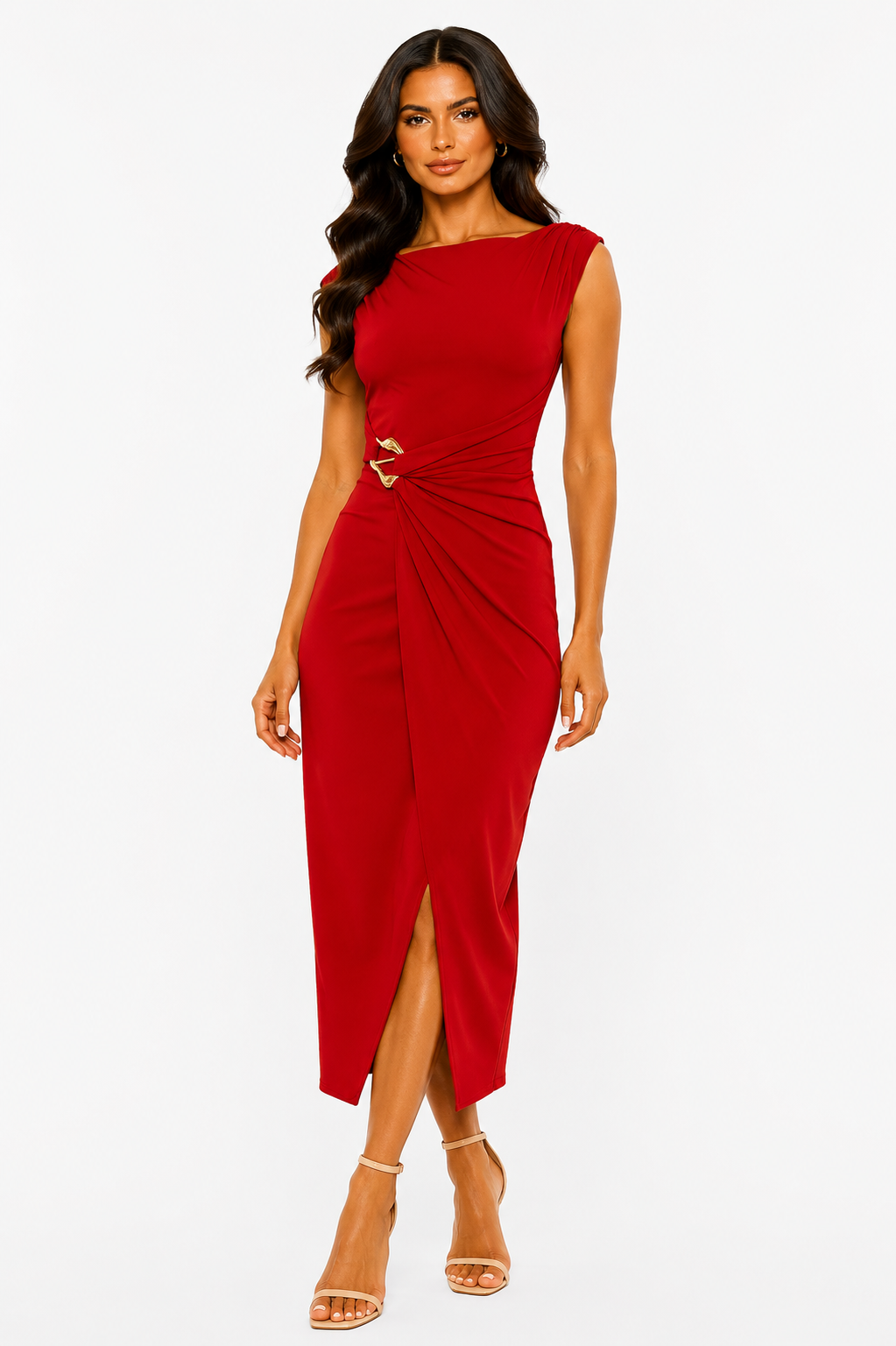 Valentina Sculpt Midi Dress 4500