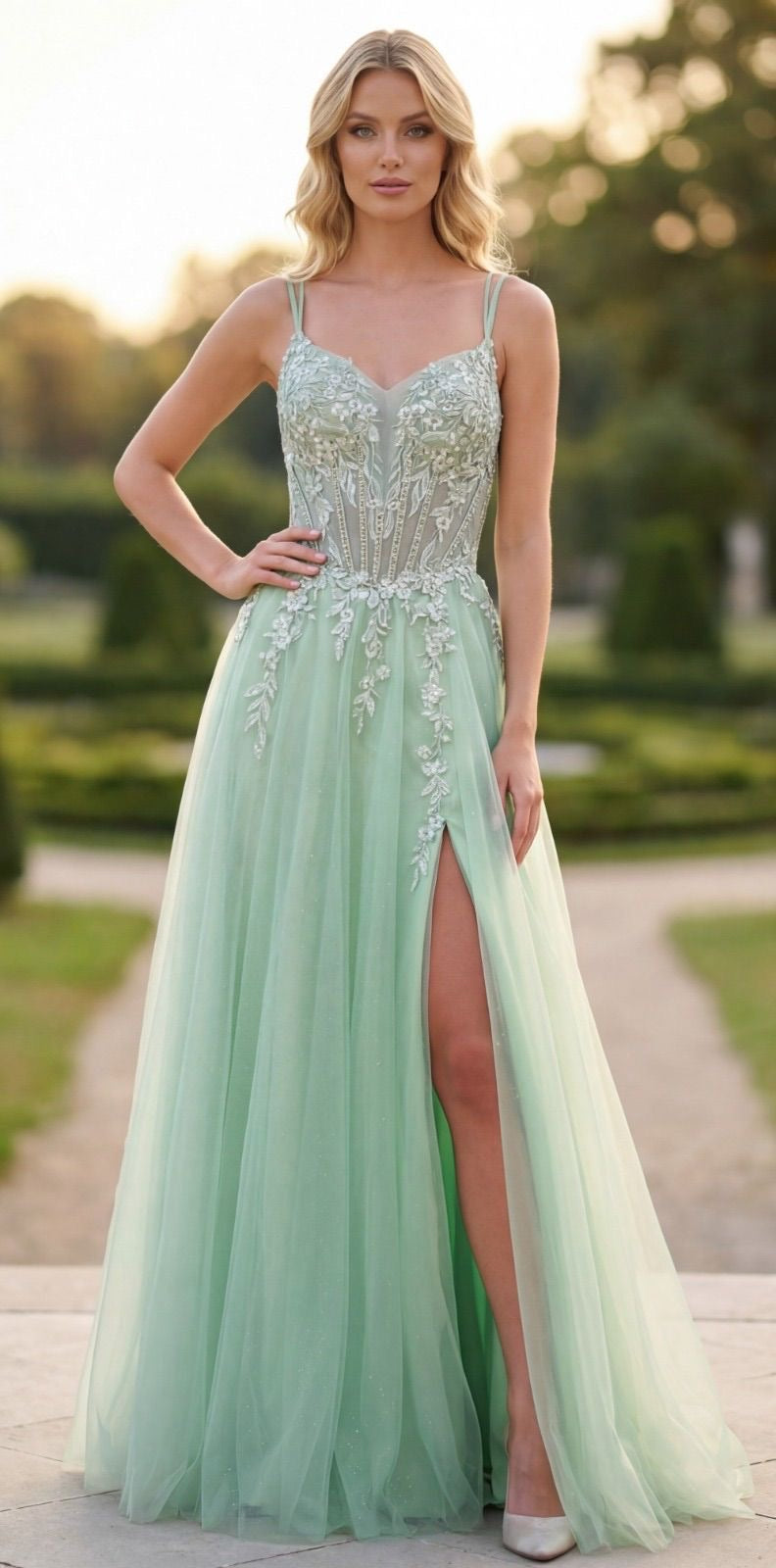 Rosé Elegance Gala Jurk 6778H