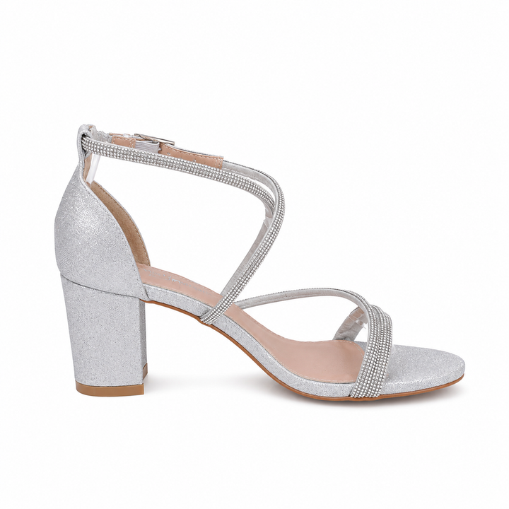 Celestia Sparkle Heels – Silver M150610-105