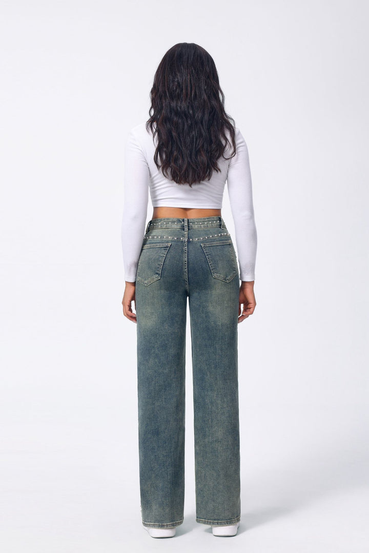 Wideleg Midnight Edge studs HelloMiss HM1516