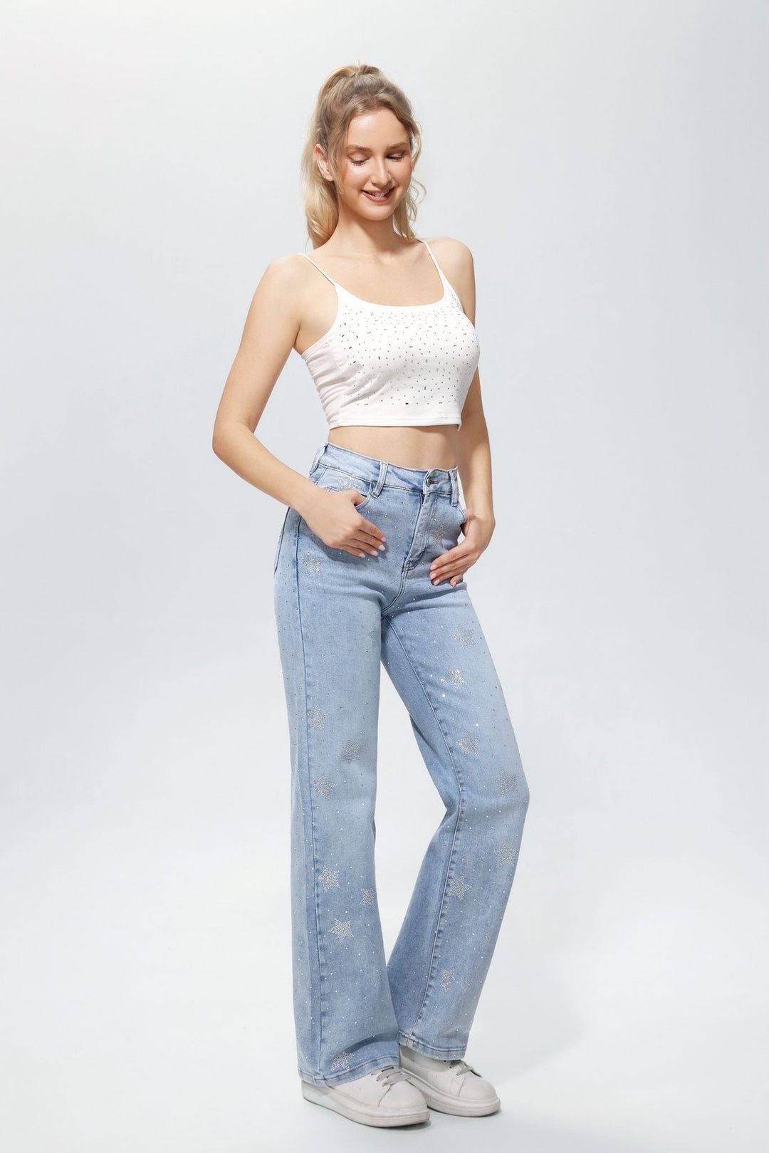 Starlight Denim Jeans – Light Blue HM1585