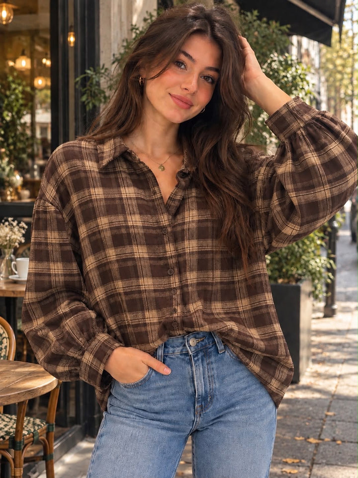 Cozy Autumn Check Shirt EN156