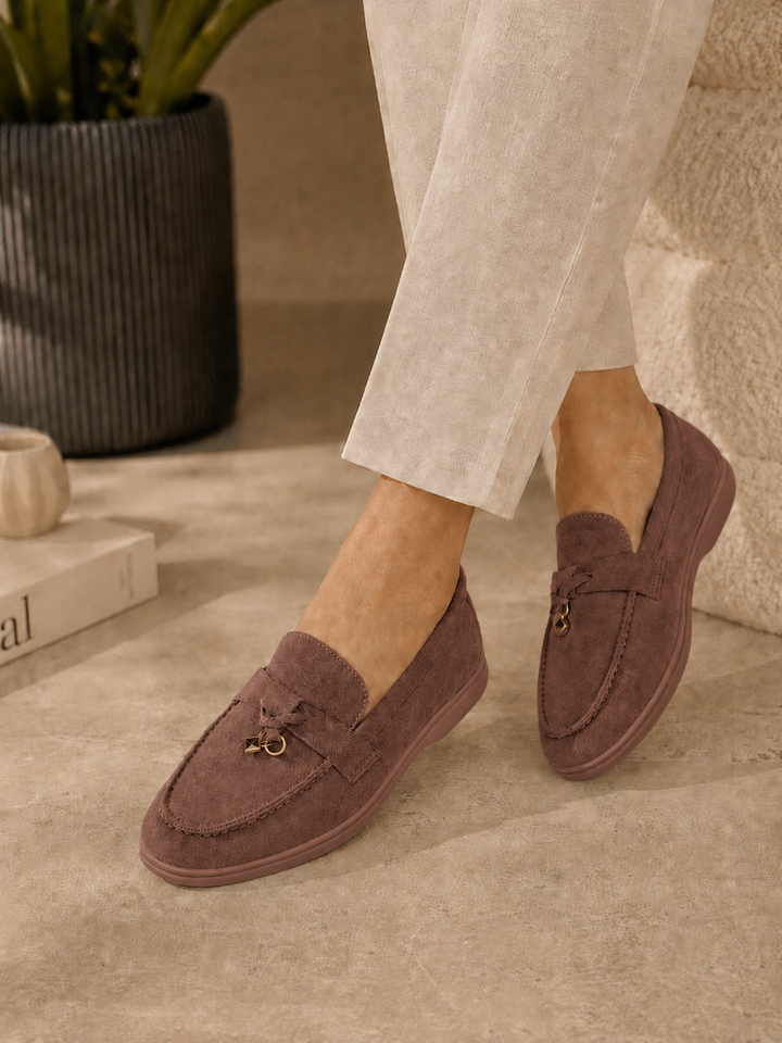 Sienna Luxe Suede Loafers – BS303