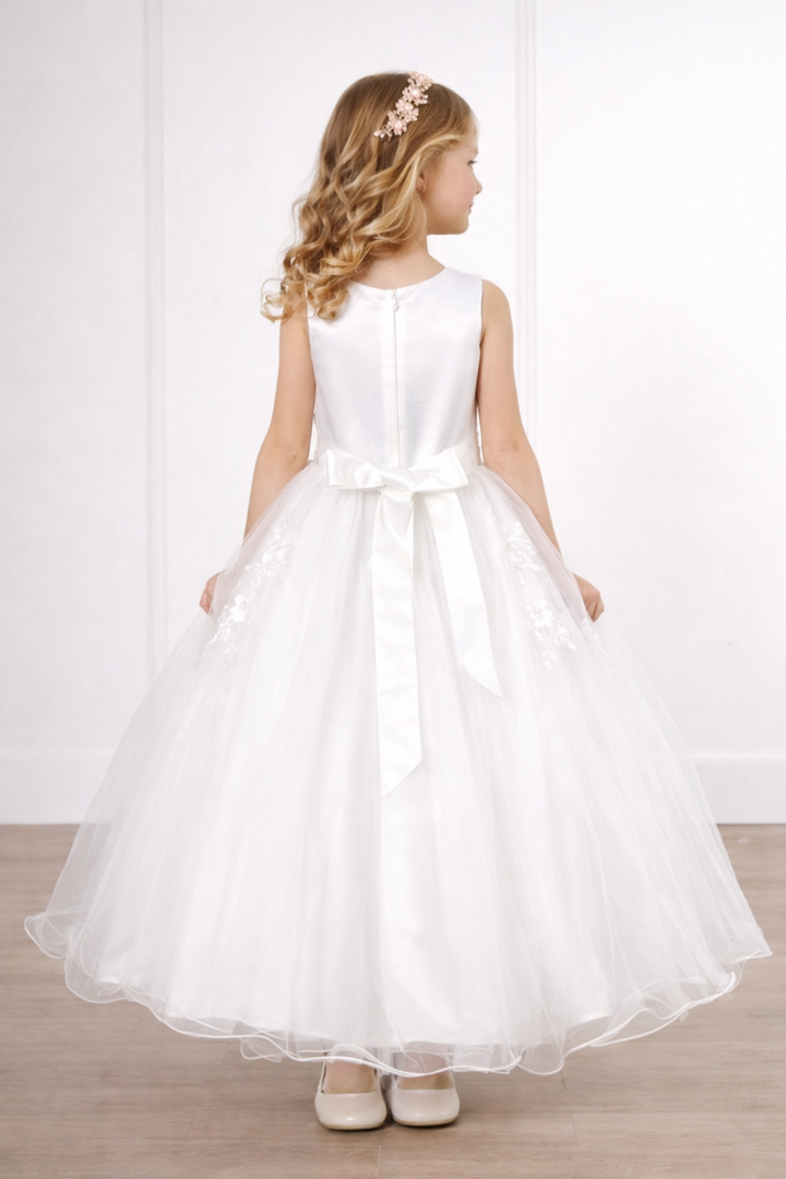 Ivory Blossom Luxe Kinderjurk 3251