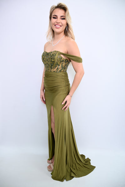 Glamoureuze Avondjurk met Beaded Details  
F86004