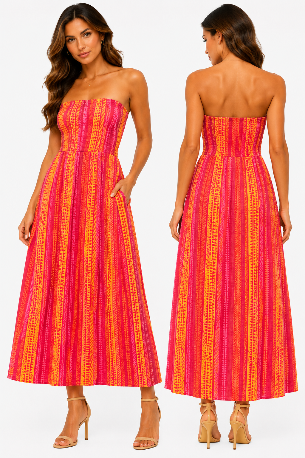 Solea Sunset Maxi Dress 9368