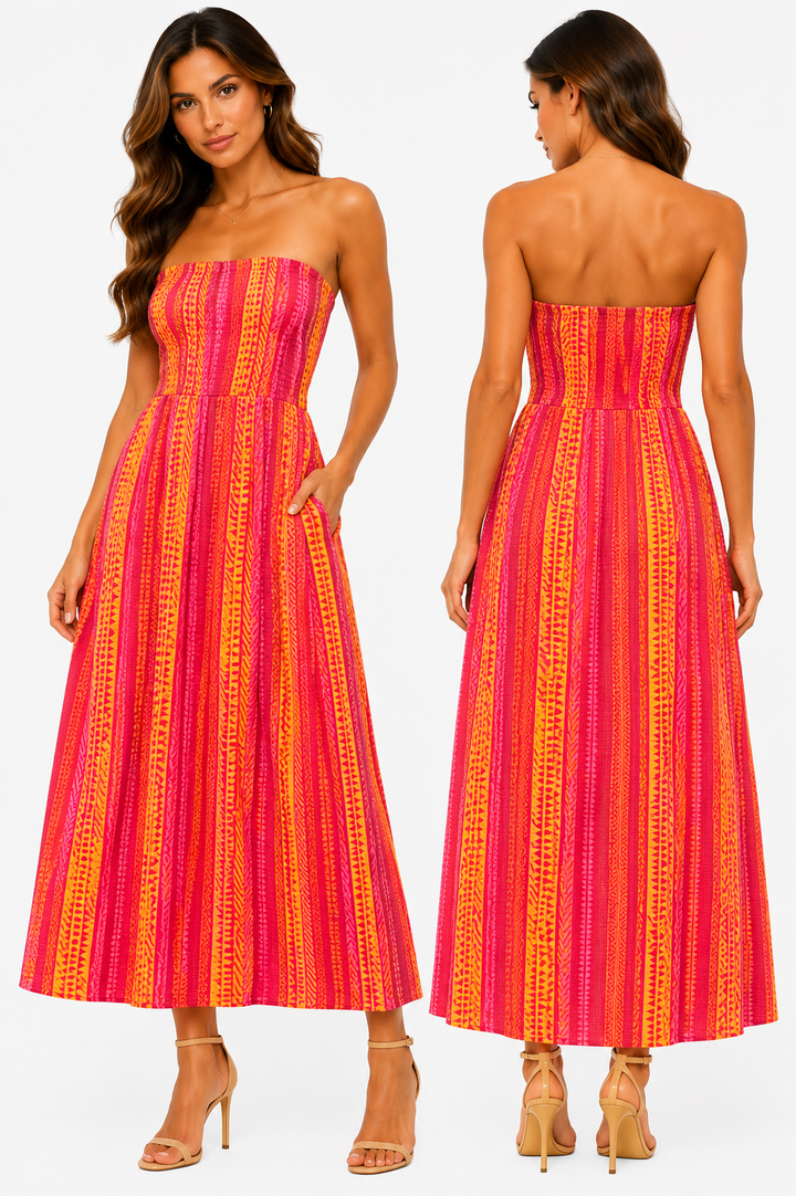 Solea Sunset Maxi Dress 9368